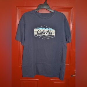 Cabela's Men's Dark Blue Graphic Tee